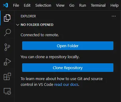Uso del explorador de archivos, luego conectar de windows a linux